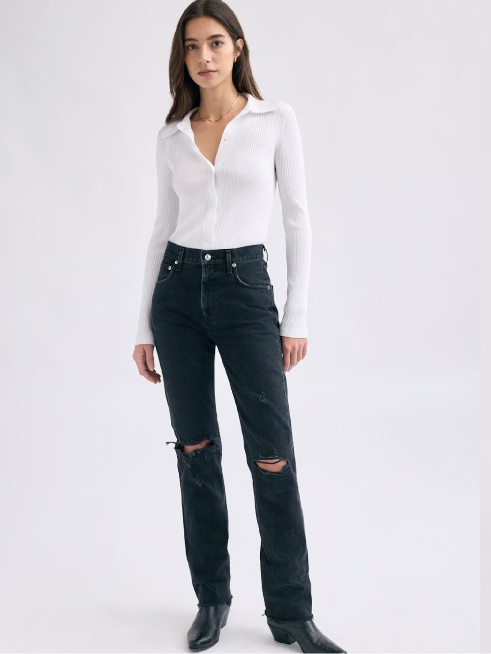 AGOLDE Cherie Jeans in Black